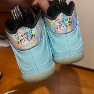 NIKE Little Posite One GS Mix 97 Teal Blue Foamposite DH6490-400 Size 6.5Y